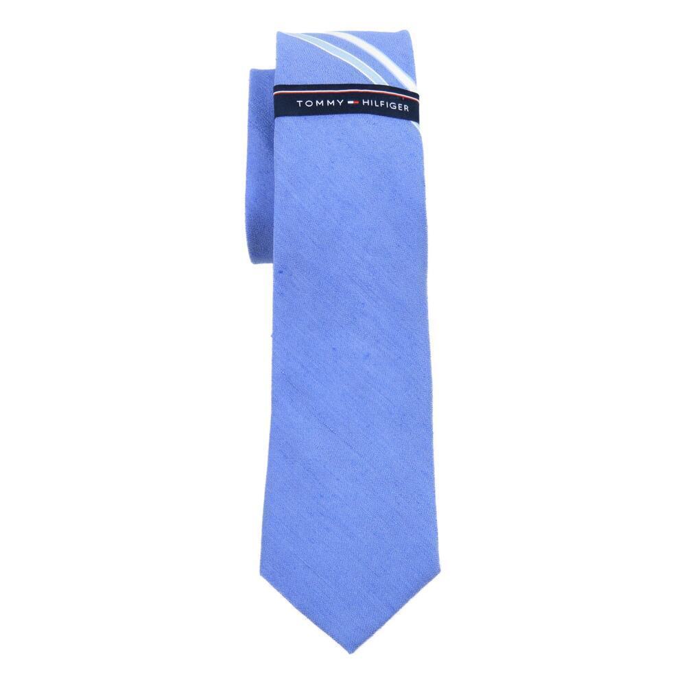 New Tommy Hilfiger Men's Linen Blend Tie